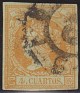 Spain 1860 Isabel II 4 Cu. Orange Edifil 52. esp 52. Uploaded by susofe
